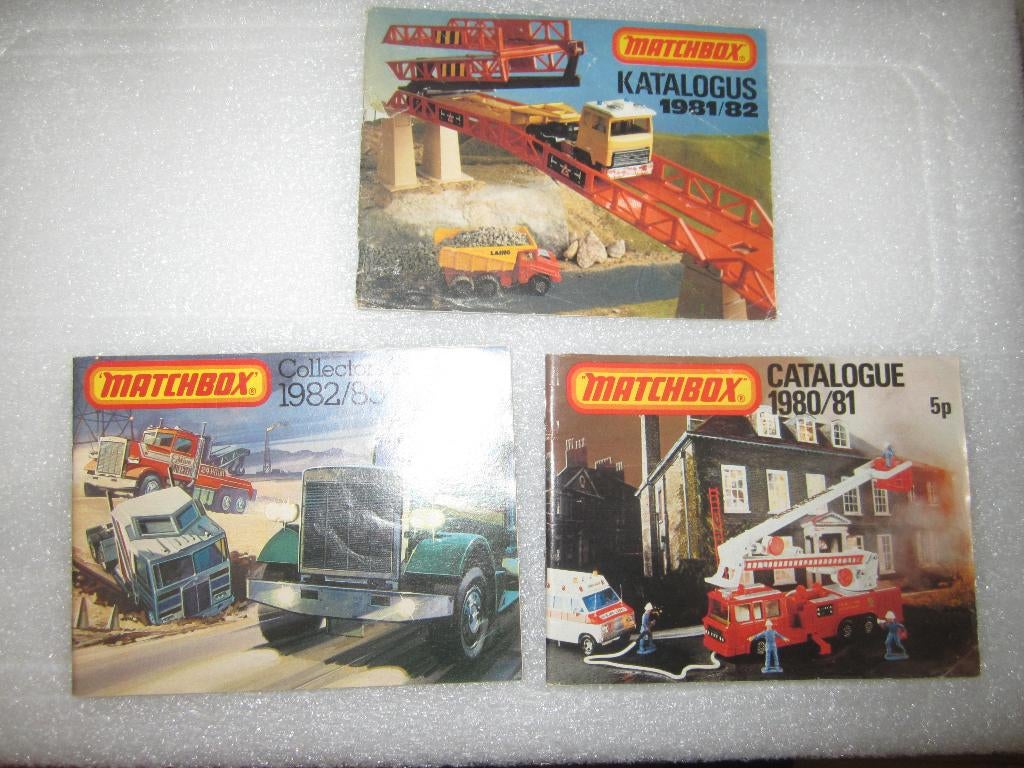 matchbox 3xcatalogus 1980/81-81/82-82/83, Ophalen of Verzenden