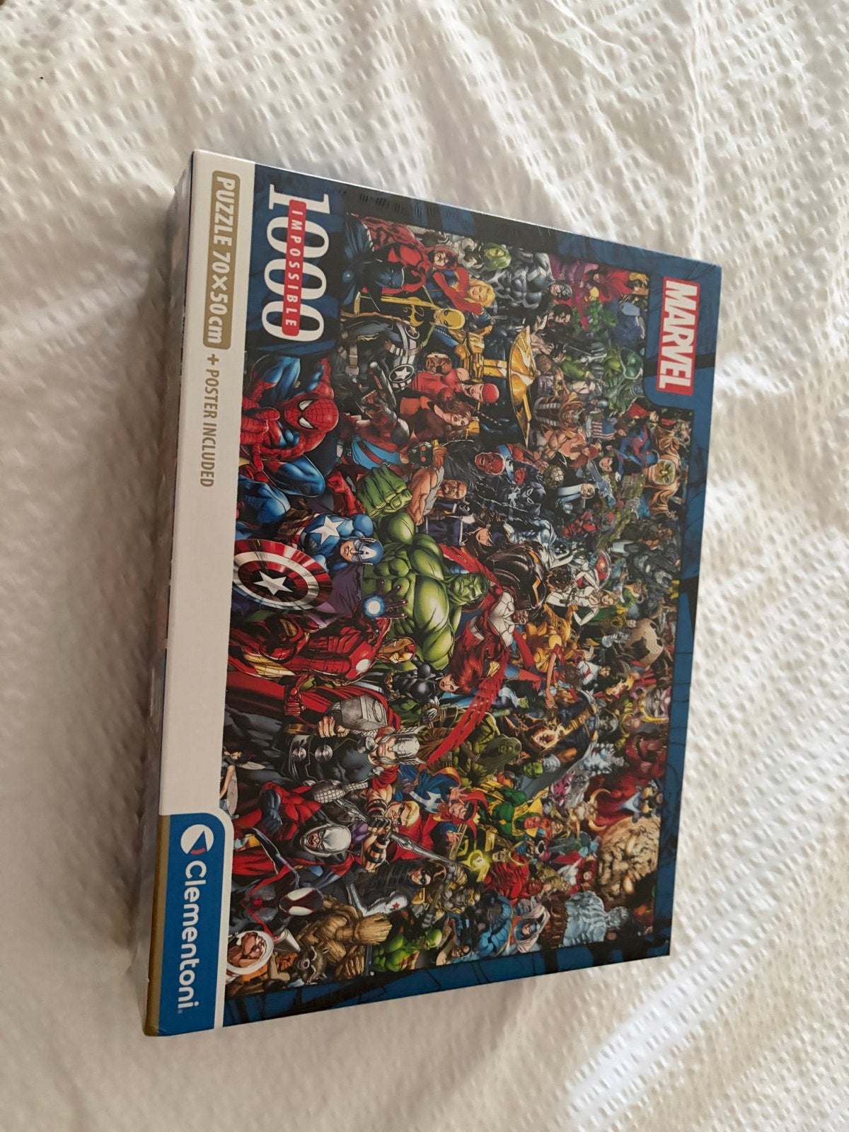 Marvel Impossible Puzzel 1000 stukjes Clementoni, Ophalen, Meer dan 50 stukjes, Nieuw, 6 jaar of ouder