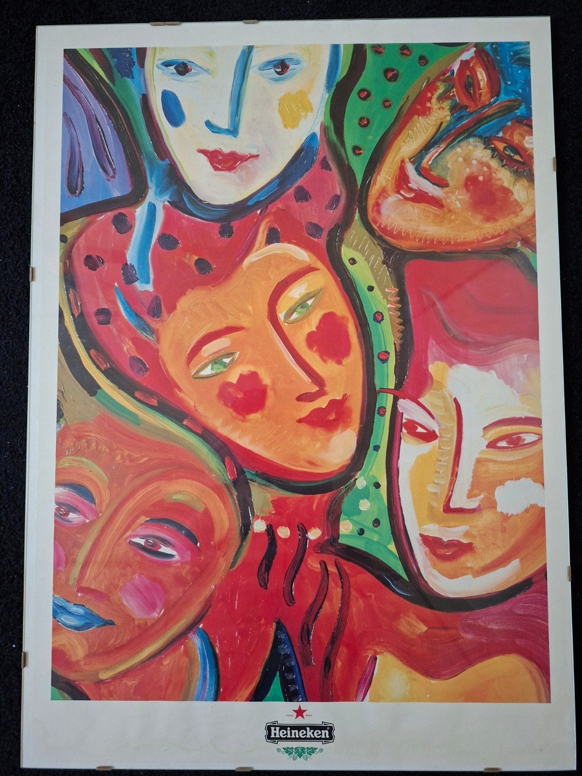 Heineeken Carnaval Poster, € 50,-, ZIE MIJN OV. ADVERTENTIES, Ophalen of Verzenden