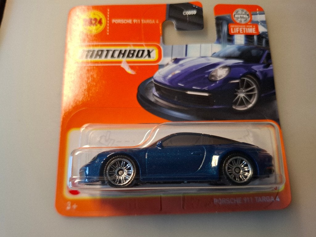Matchbox 60 - Porsche 911 Targa 4 [blauw] 1/60 MIB, Ophalen of Verzenden, Nieuw, Auto