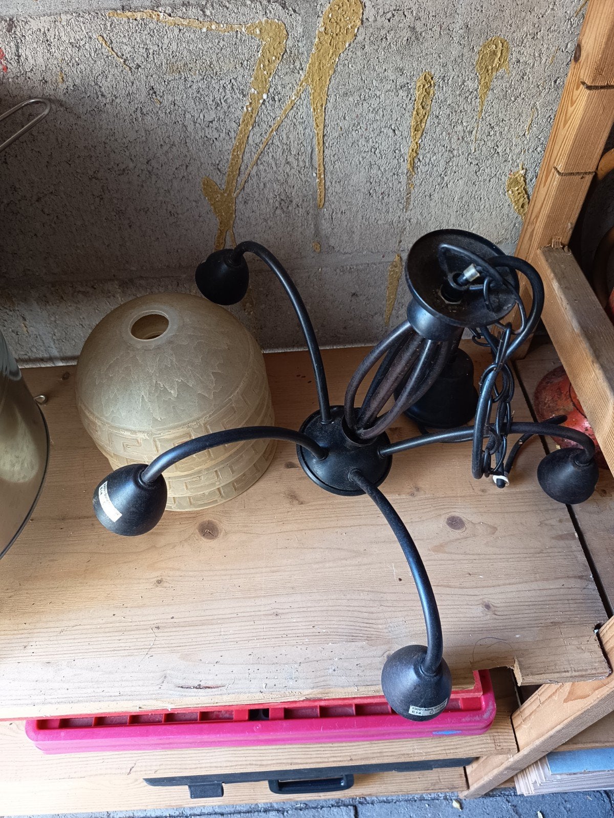 Diverse lampen en onderdelen, Ophalen