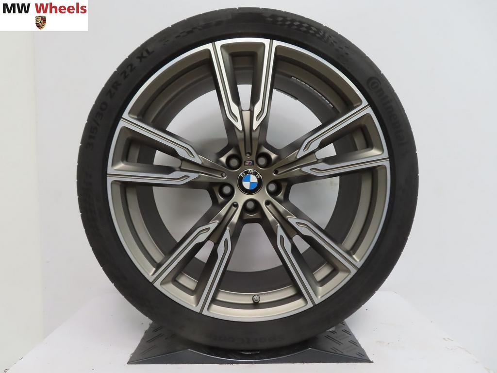 Originele BMW X5 G05 X6 G06 M747 22 inch velgen zomerbanden, Gebruikt, -, 275 mm, -