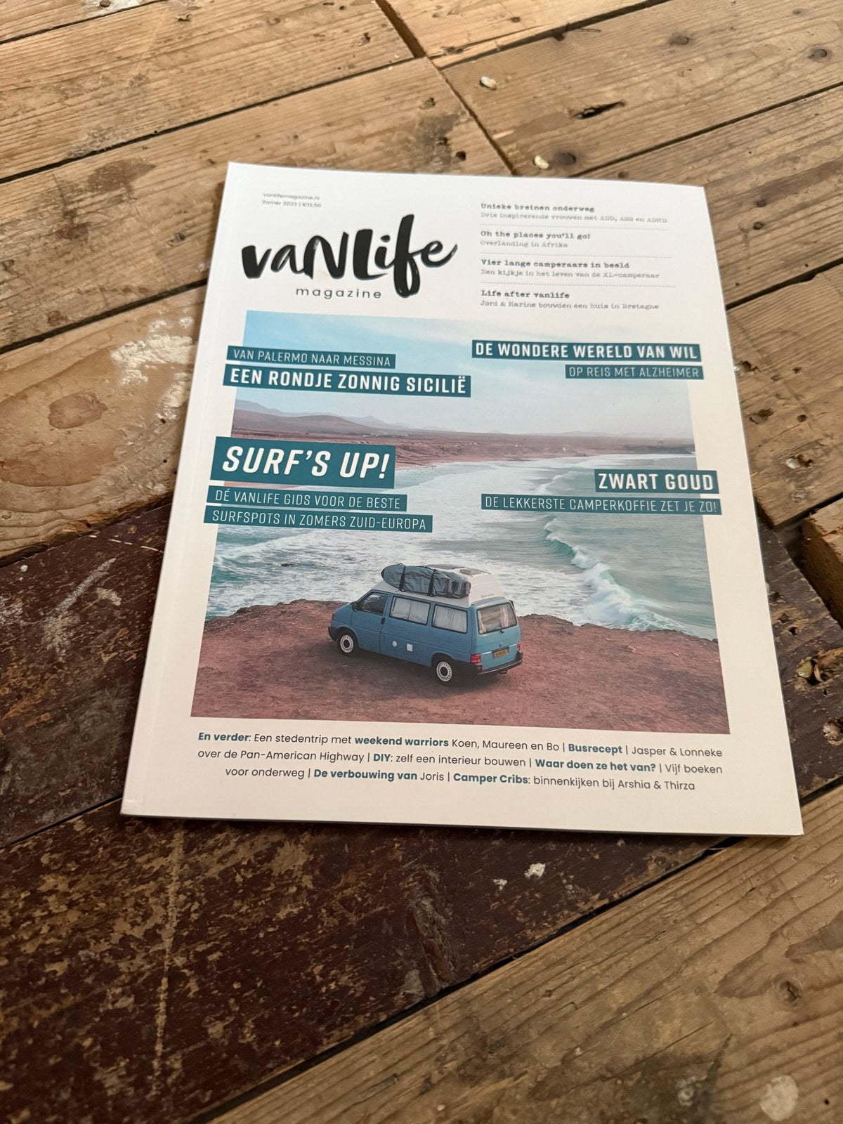 Vanlife Magazine - Complete set van 6 edities, Ophalen of Verzenden, Zo goed als nieuw, Overige typen