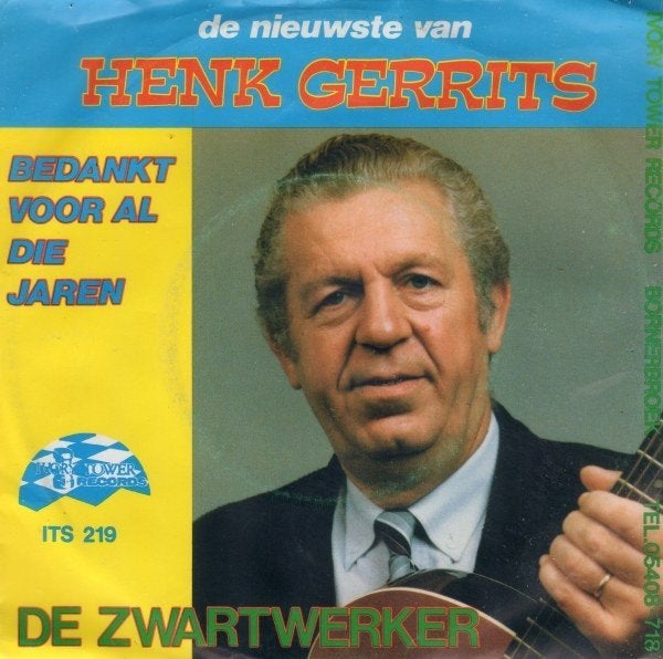 Vinylsingles henk gerrits gezocht, Ophalen of Verzenden, Zo goed als nieuw, Overige formaten, Levenslied of Smartlap