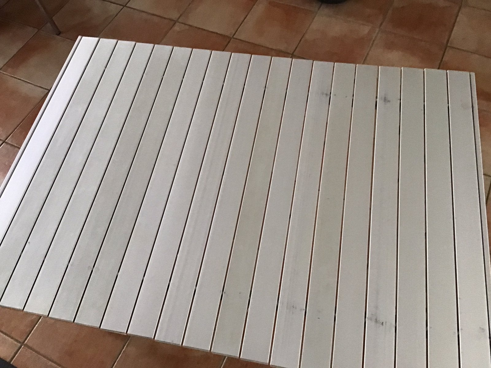 Campingtafel, aluminium, opvouwbaar, oprolbaar, inklapbaar, Ophalen, Gebruikt, Campingtafel