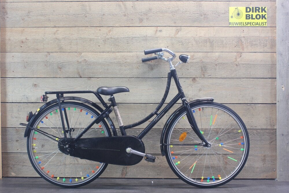 24 inch Batavus Young Dutch meisjes zwart met 3 mnd garantie, Niet ingevuld, Gebruikt, Niet ingevuld, Niet ingevuld