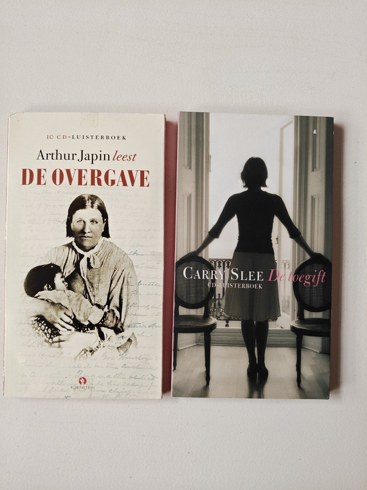 Luisterboeken: De Overgave (Japin) & De Toegift (Slee), Boeken, Luisterboeken, Ophalen of Verzenden