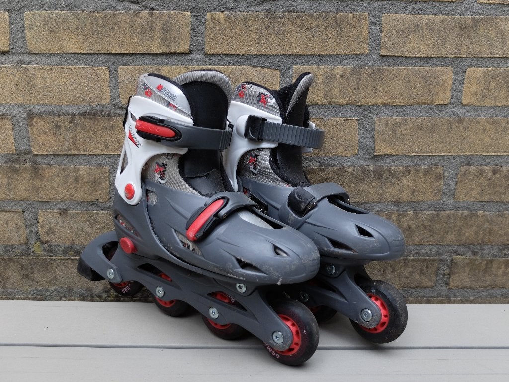 Skeelers Nijdam, ook als rolschaatsen mt 34-37, Ophalen, Kinderen, Verstelbaar, Gebruikt