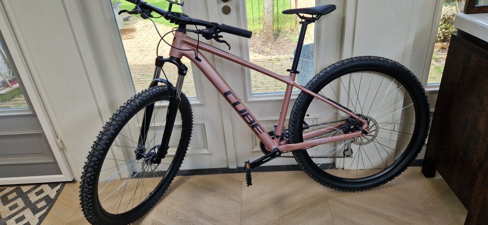 Cube Access WS EAZ Mountainbike - Blushmetallic/Flashyellow, Fietsen en Brommers, Fietsen | Mountainbikes en ATB, Minder dan 45 cm