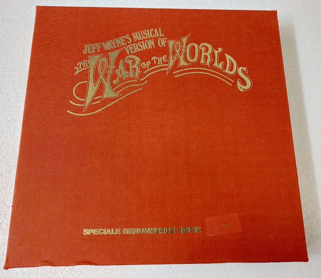 Jeff Wayne War of the Worlds BOX VINYL 2LP + BOEK + BOEKJE, LP, Gebruikt, Speciale editie, 12 inch