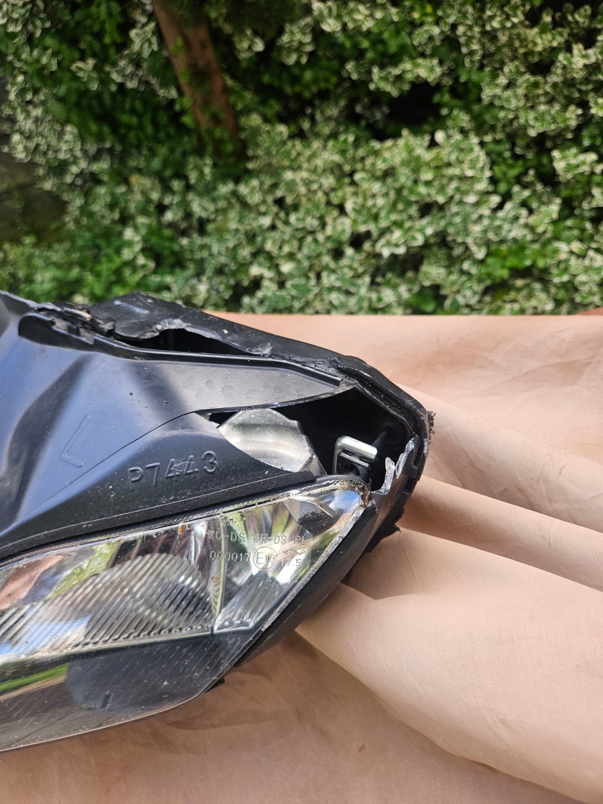Yamaha R6 Koplamp met schade, Motoren, Ophalen of Verzenden, Gebruikt