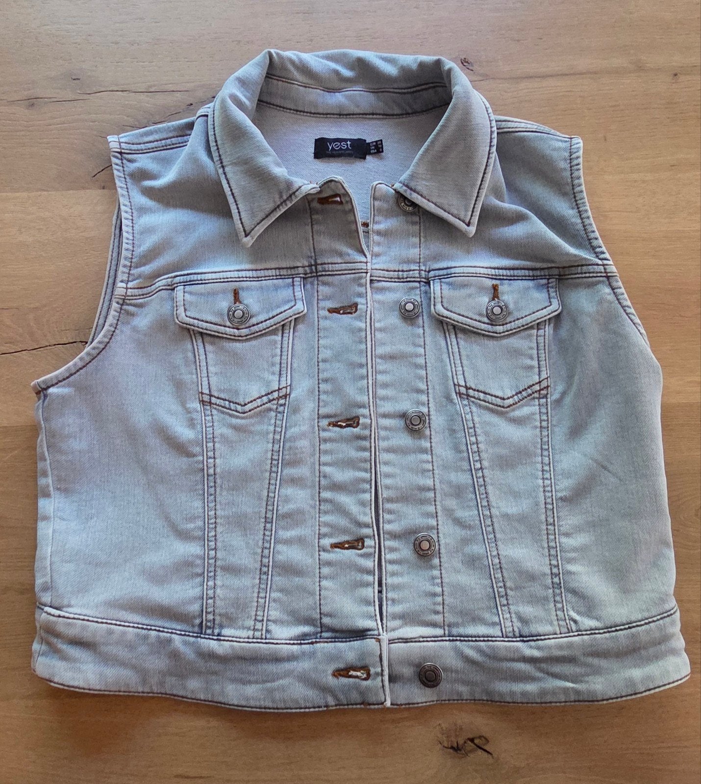 Spijker gilet maat 38 van Yest, zo goed als nieuw, Kleding | Dames, Yest, Ophalen of Verzenden, Zo goed als nieuw