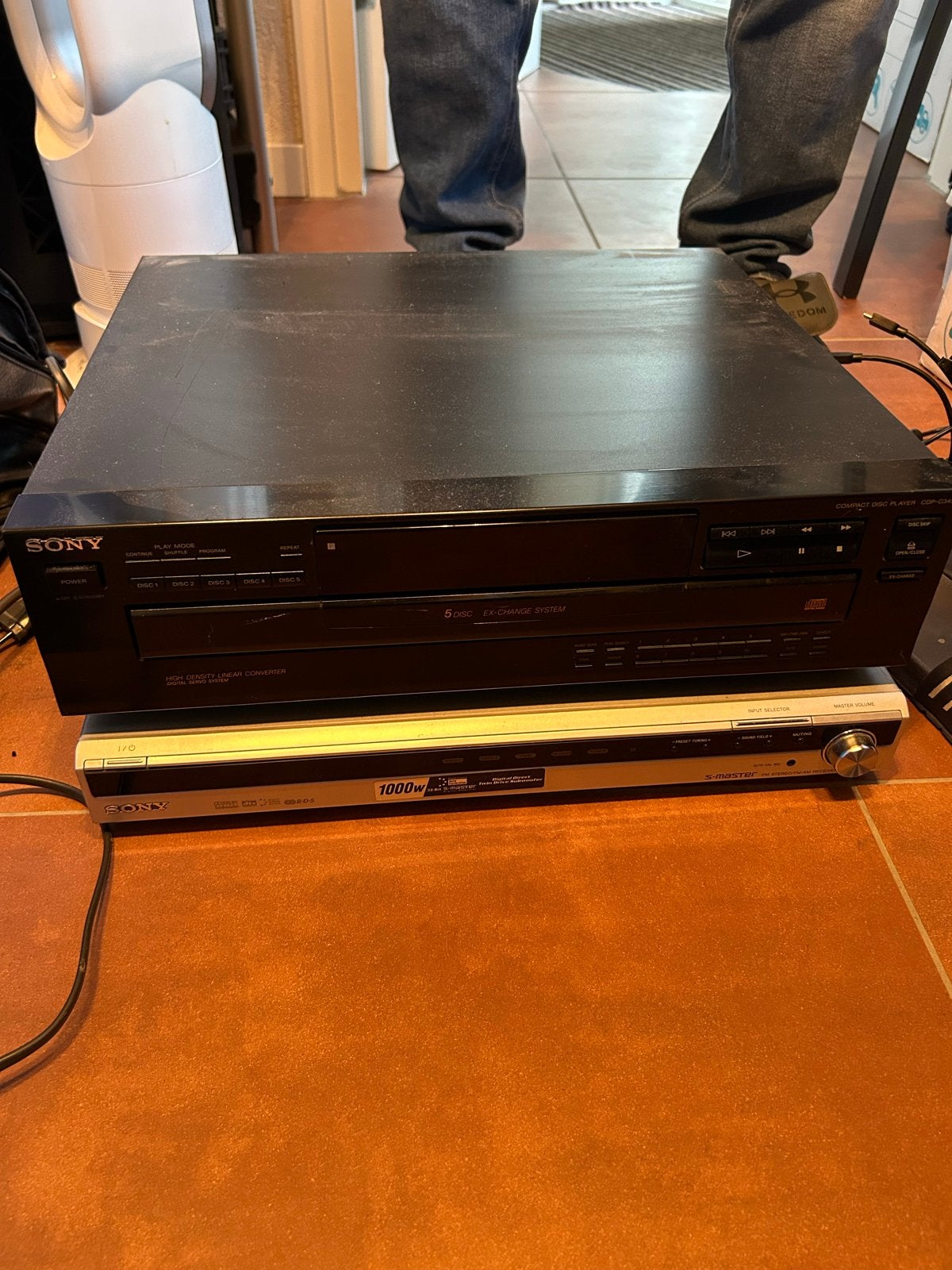Sony CDP-C345 5-disc CD-wisselaar, Audio, Tv en Foto, Ophalen of Verzenden, Gebruikt, Sony, Wisselaar