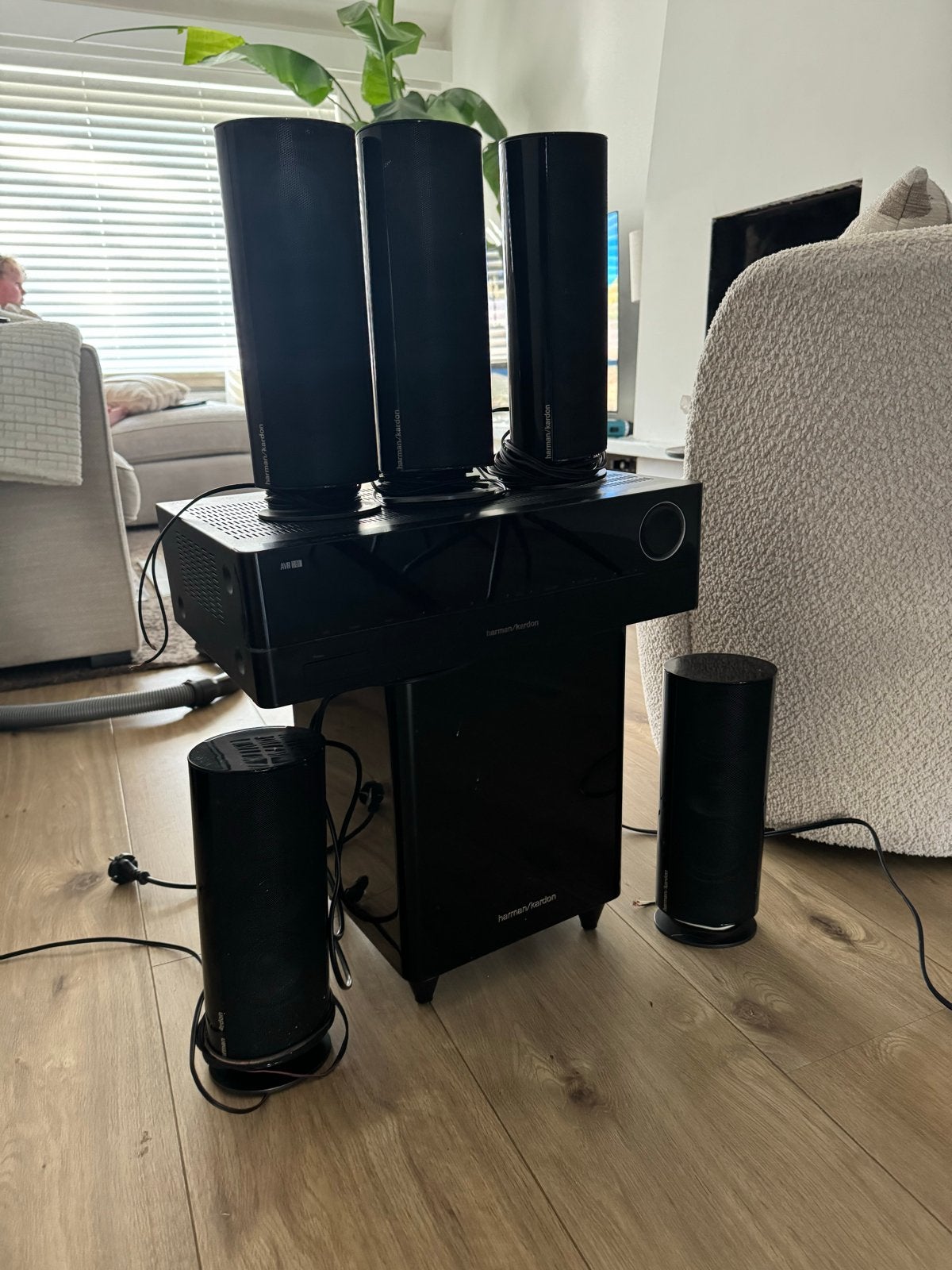 Harman Kardon 5.1 Home Cinema Set met Blu-ray speler, Overige merken, Gebruikt, Blu-ray-speler, 70 watt of meer