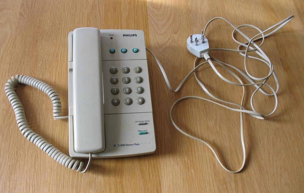 Vintage Philips telefoon, Ophalen of Verzenden, Gebruikt, 1 handset