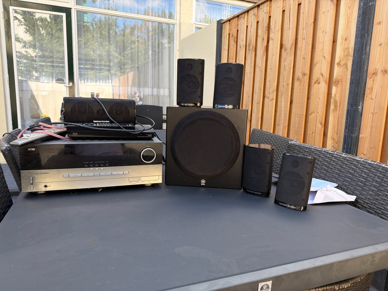 Harman Kardon Home Cinema Set met Blu-ray speler, Gebruikt, Blu-ray-speler, 70 watt of meer, 5.1-systeem