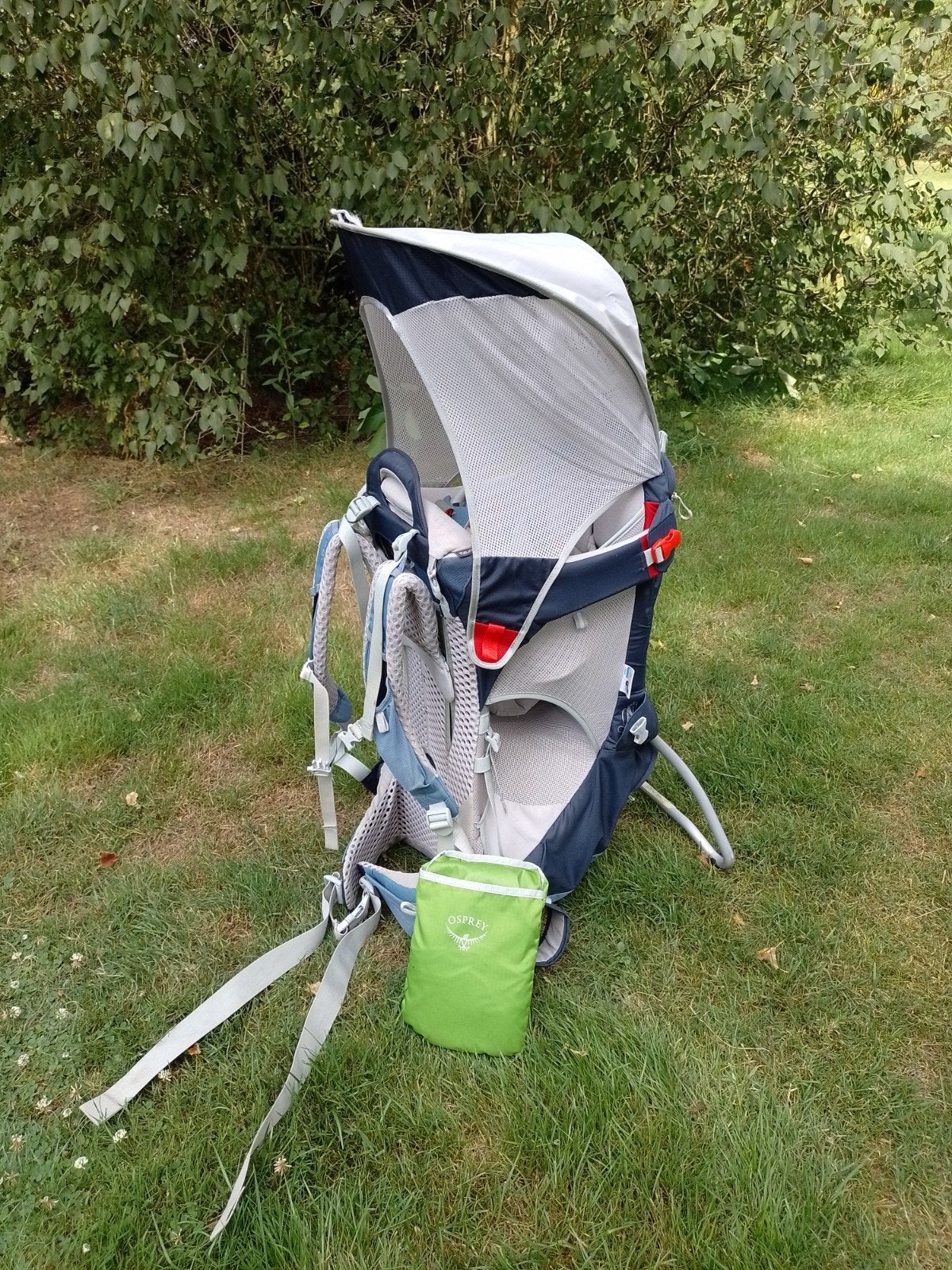 Osprey Poco AG, Gebruikt, Rug, Draagzak, Ophalen
