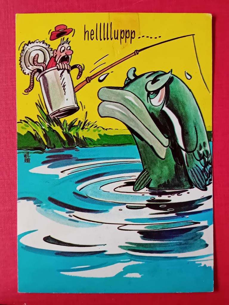Ansichtkaart Fantasie, Ophalen of Verzenden, Overige thema's