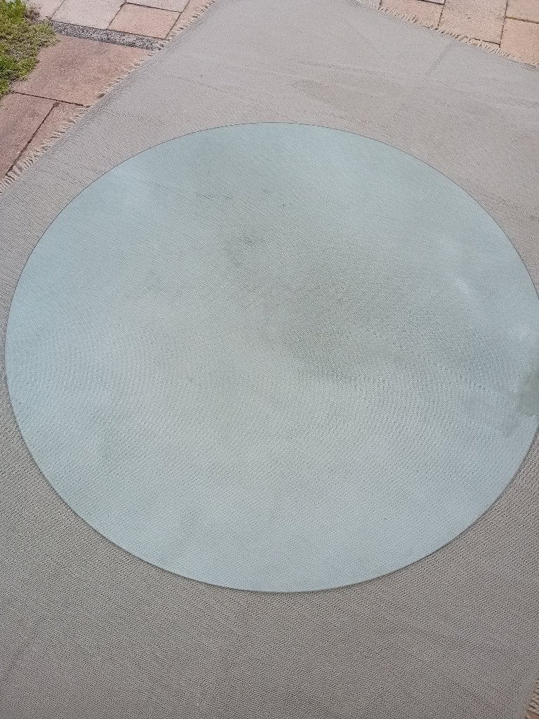 Glasplaat voor ronde  tafel, Ophalen, Zo goed als nieuw, Rond, Overige materialen
