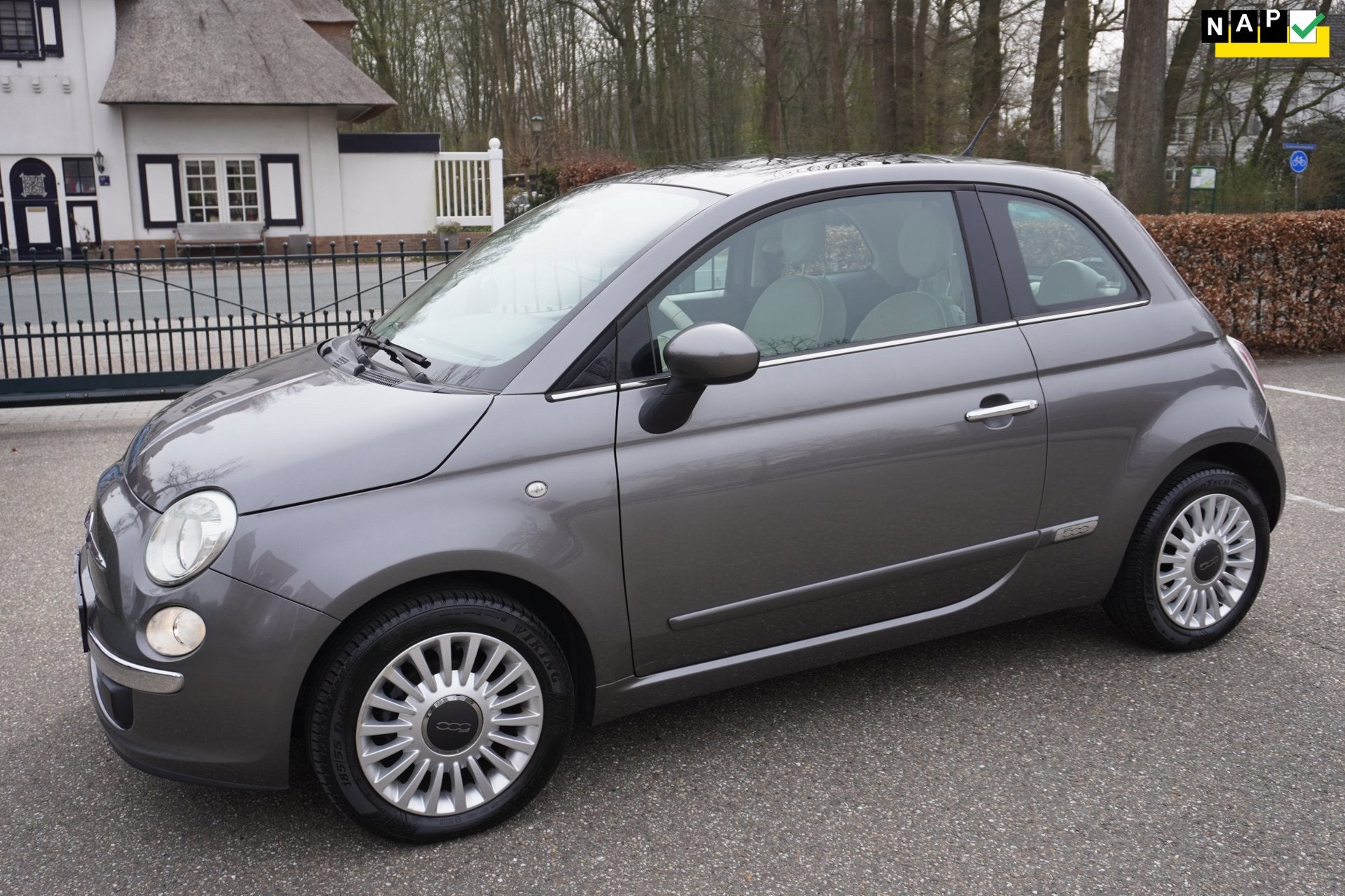 Fiat 500 1.2 Lounge Airco Automaat Parkeersensoren Lm Velgen, Euro 5, Gebruikt, 1242 cc, 4 cilinders