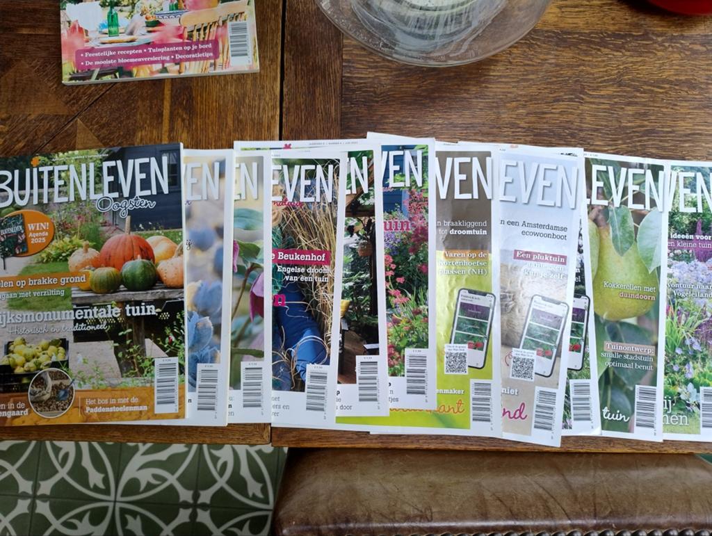 12 nummers tuin magazine Buitenleven, Ophalen of Verzenden