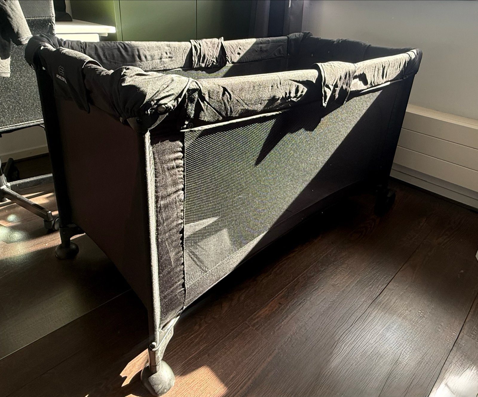 Koelstra Travelsleeper T5 | Zwart reisbedje / campingbedje, Ophalen, Gebruikt, Reisbedje