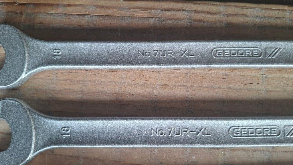Nog 4x gedore no: 7 UR - 18 XL 18 ring ratel steek sleutels., ., Nieuw, Ophalen of Verzenden, .