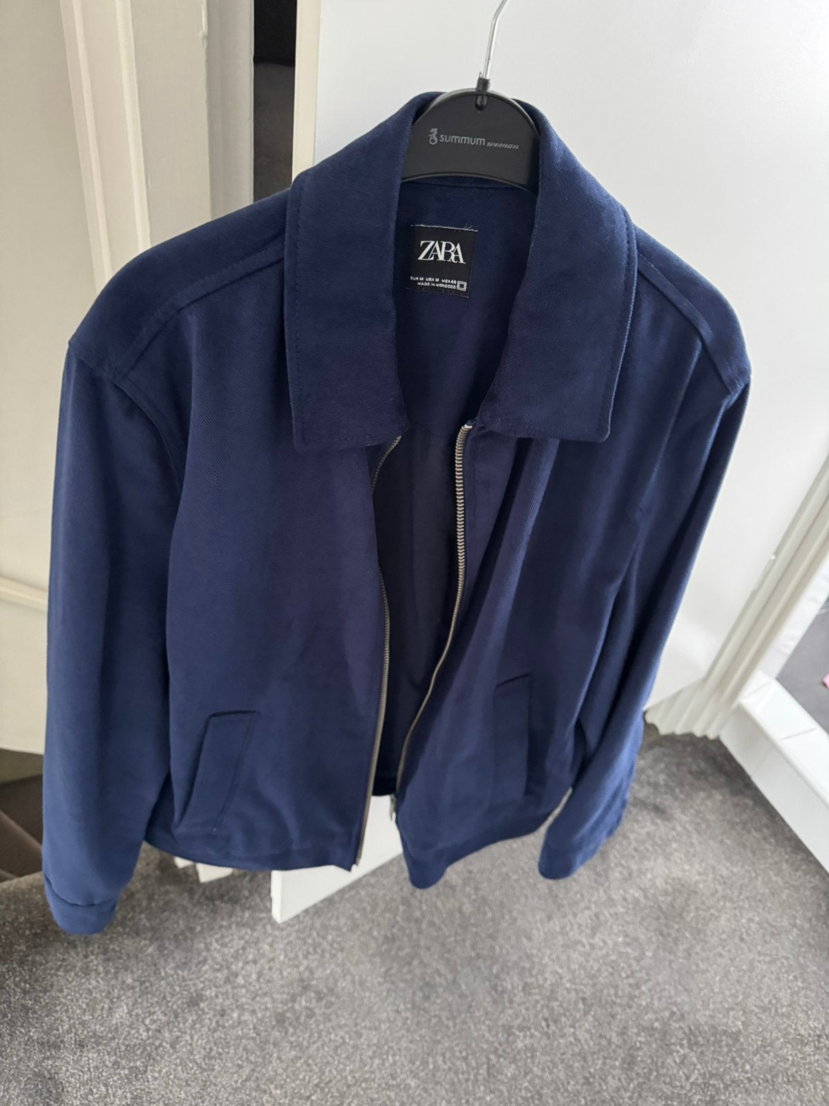 Heren zomer jassen Zara, s en m, Ophalen of Verzenden, Gedragen, Maat 46/48 (XL) of groter, Zwart