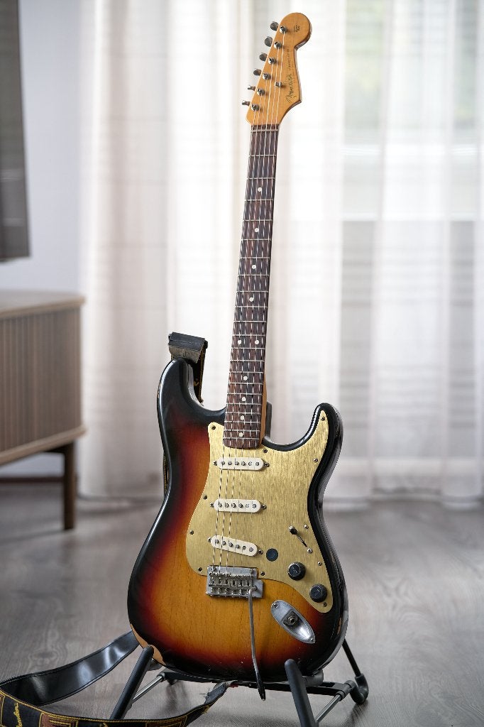 Fender 60s Classic Player Strat sunburst *relic*, Muziek en Instrumenten, Ophalen, Gebruikt, Solid body, Fender