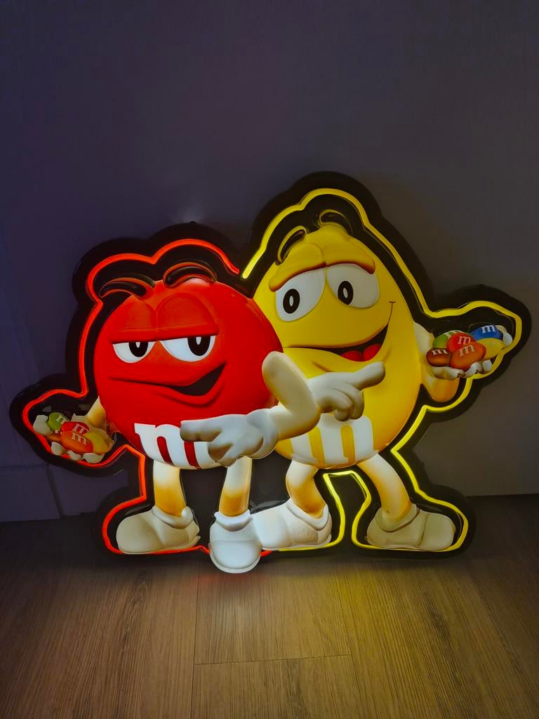 M&M's lamp 65X75 cm groot, Ophalen, Zo goed als nieuw
