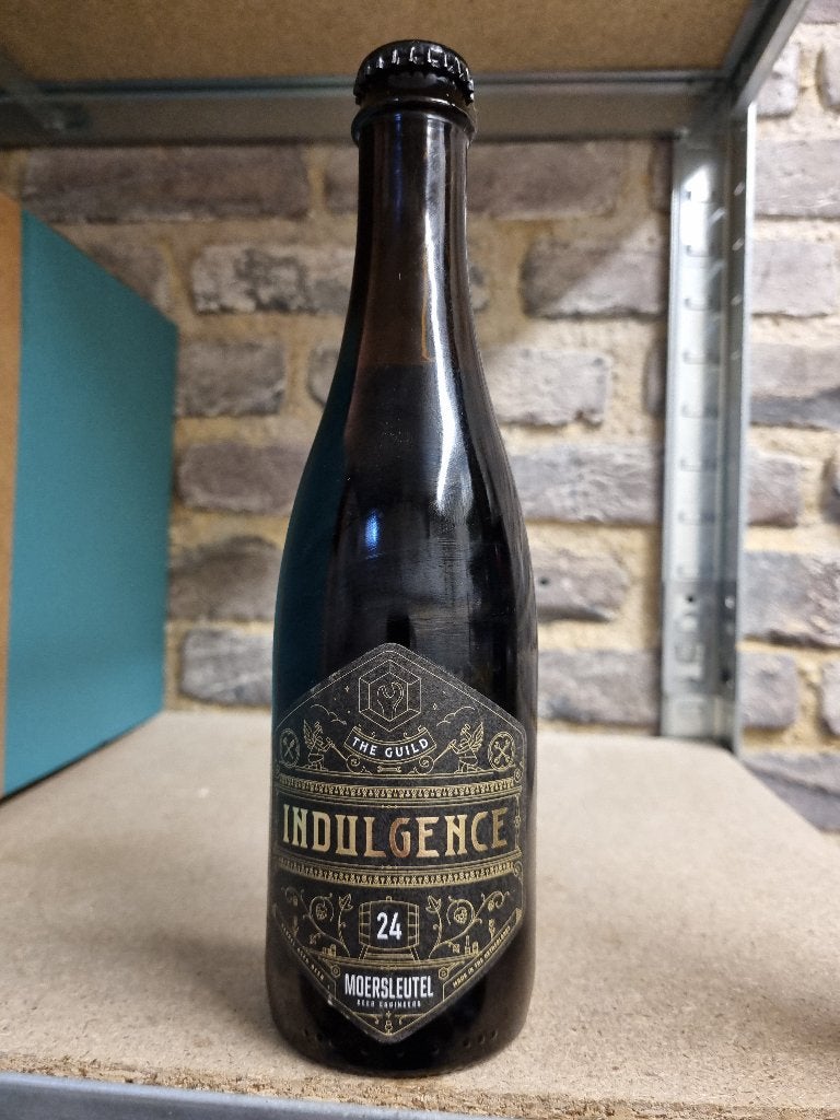 1x Indulgence 24 van Moersleutel (14%), Verzamelen, Biermerken, Ophalen of Verzenden, Nieuw, Flesje(s), Overige merken