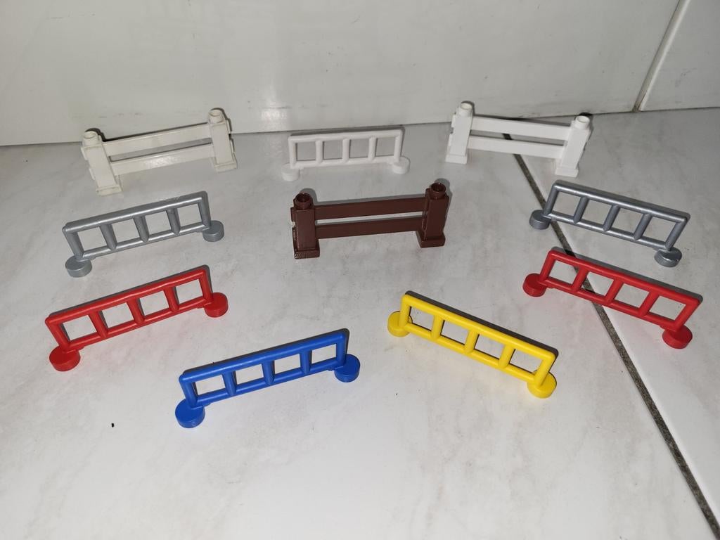 Duplo set met 10 hekjes set 10, Gebruikt, Ophalen of Verzenden, Duplo, Duplo