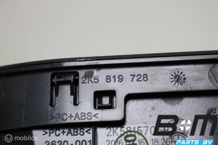 Luchtrooster midden VW Caddy 2K3 2K5819728, Gebruikt