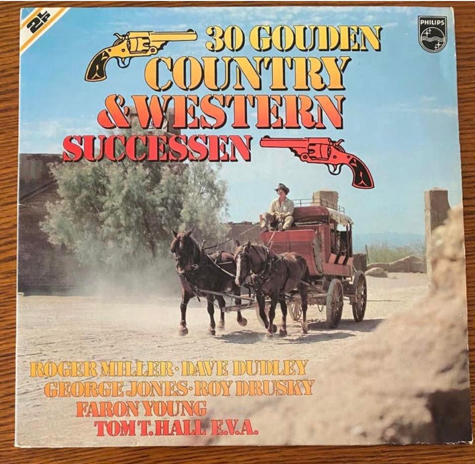 LP 30 Gouden Country 7 Western Successen Dubbel LP, Ophalen of Verzenden, Zo goed als nieuw, 12 inch