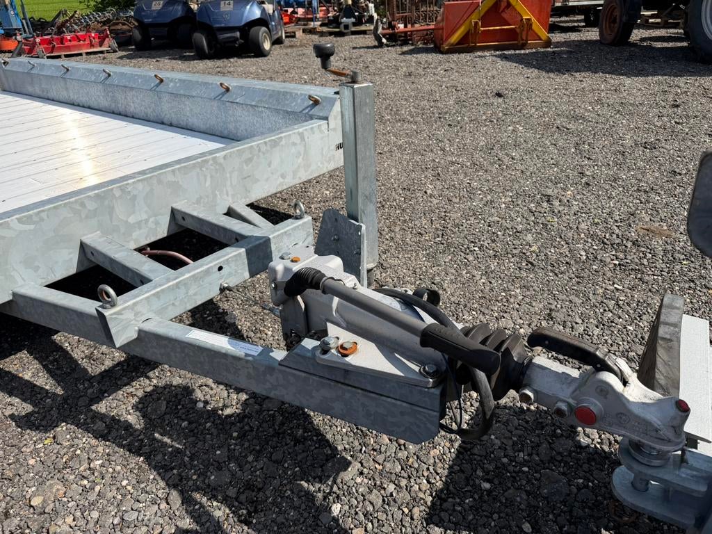 HULCO TERRAX 3 asser tridem aanhanger machinetransporter, Ophalen, Zo goed als nieuw