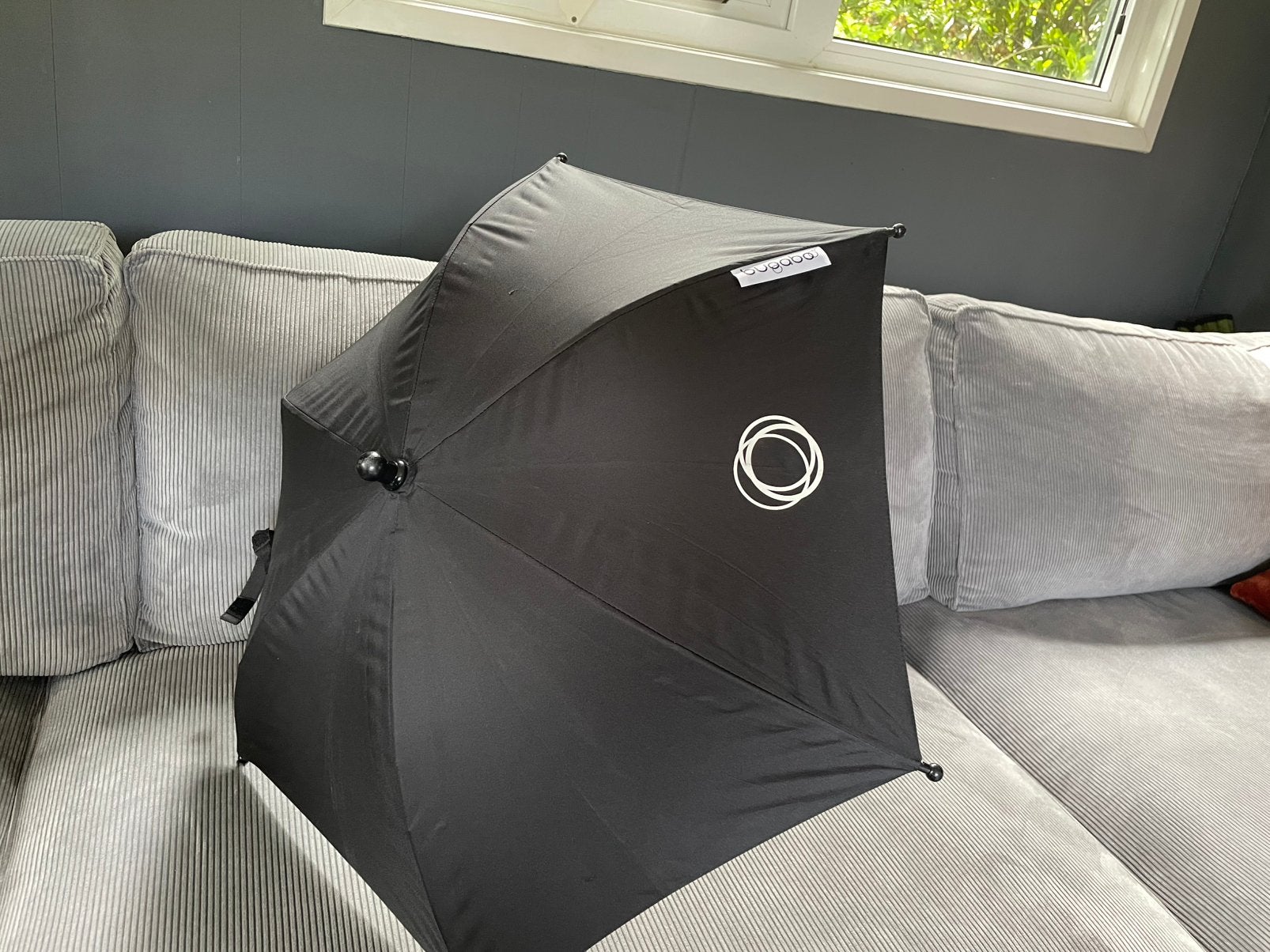 Bugaboo originele parasol zwart, Sieraden, Tassen en Uiterlijk, Paraplu's, Ophalen, Zo goed als nieuw, Zwart
