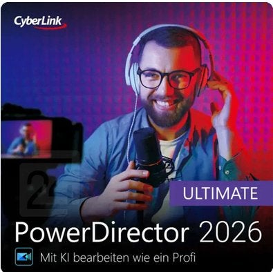 CyberLink PowerDirector Ultimate 2026✅Levenslang✅Digital, Computers en Software, Office-software, Ophalen of Verzenden, Nieuw