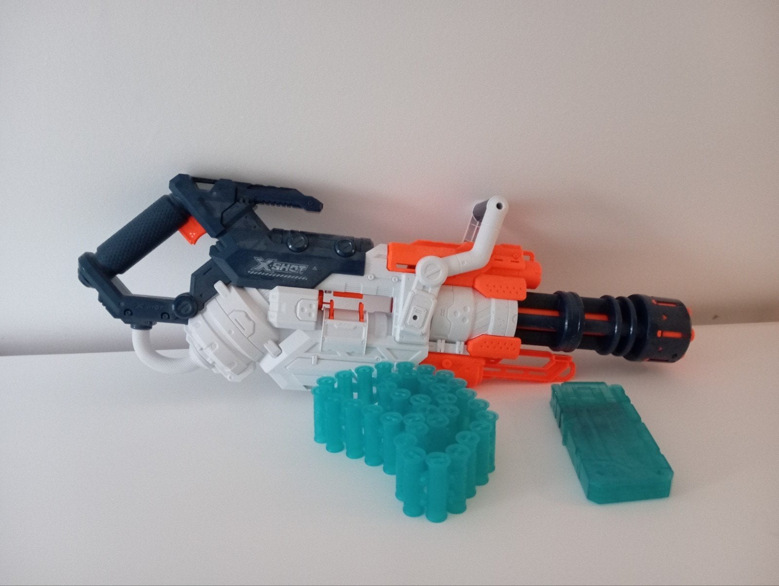 X-Shot Excel Crusher Blaster met 48 Darts, Ophalen of Verzenden, Zo goed als nieuw