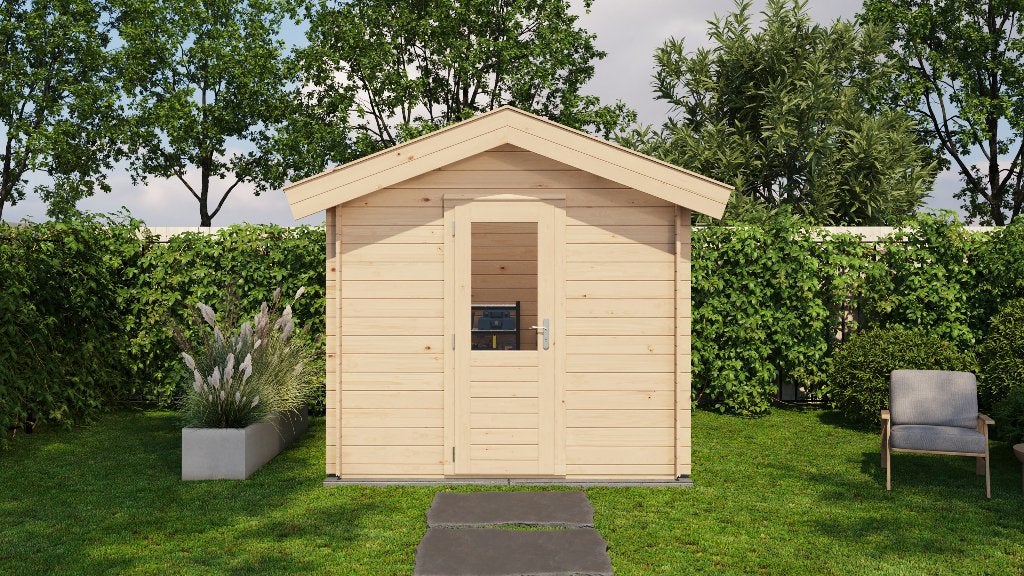 Lugarde Select Tuinhuis Hengelo 250x250cm - Onbehandeld, Minder dan 250 cm, 200 tot 400 cm, Verzenden, Blokhut