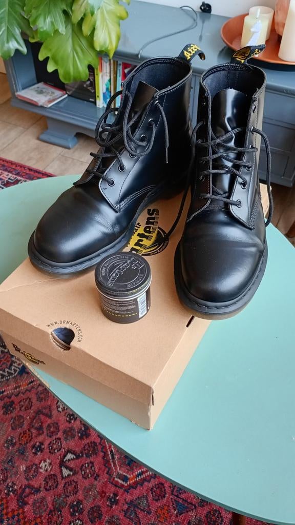 Dr. Martens 101 Smooth Black, maat 47, Kleding | Heren, Ophalen of Verzenden, Nieuw, Zwart, Boots