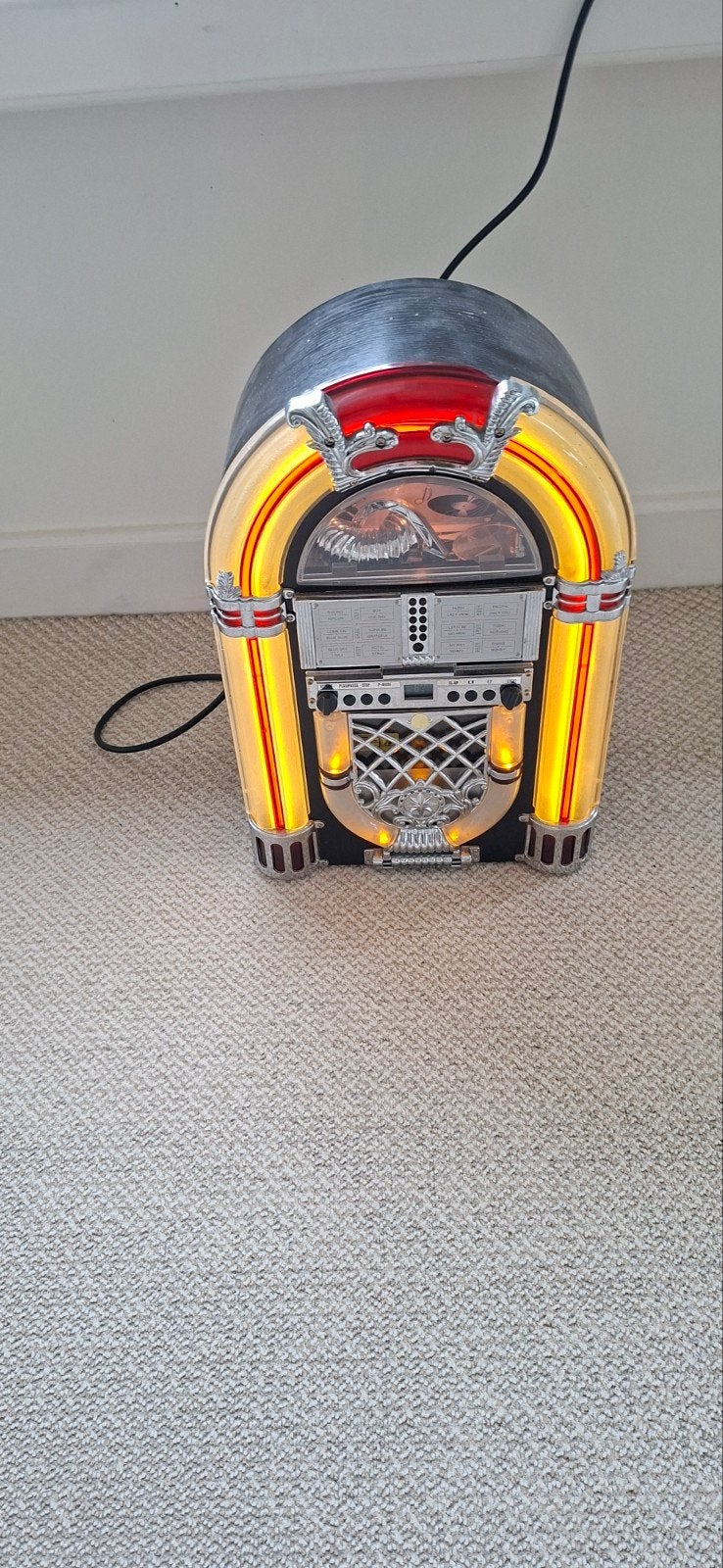 Retro Jukebox met CD-speler en verlichting, Ophalen, Gebruikt, 1970 tot heden, Overige merken
