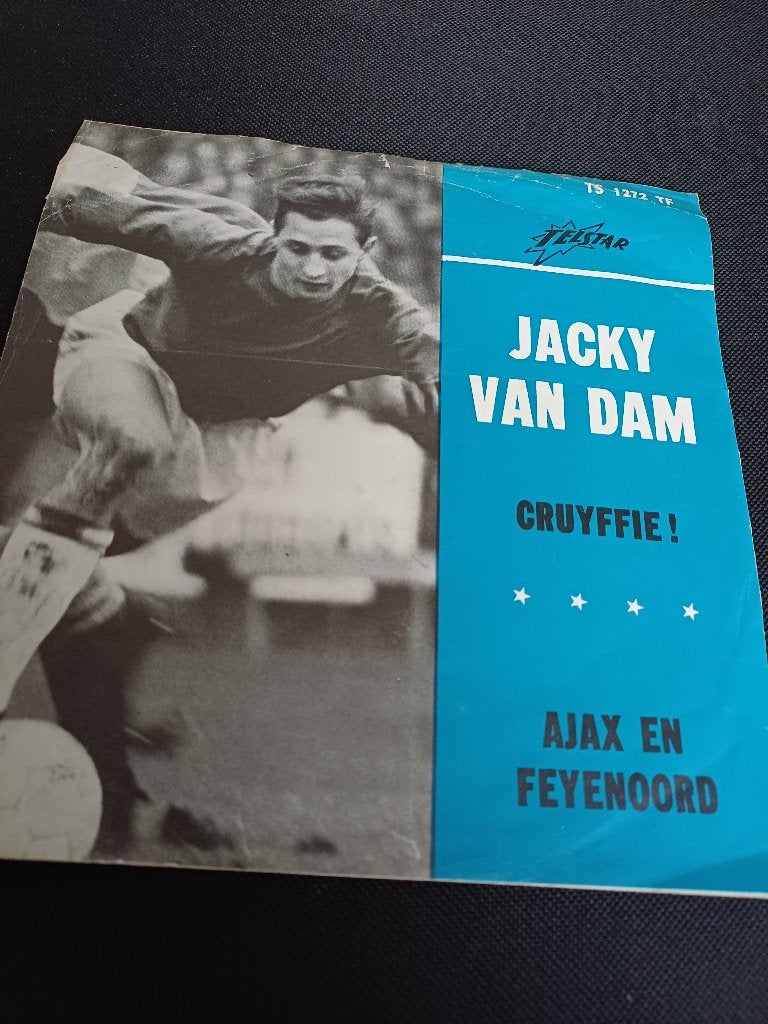 235 Jacky van Dam  – Cruyffie!! – TS 1272 TF, Cd's en Dvd's, Gebruikt, 7 inch, Ophalen of Verzenden, Overige typen