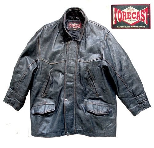 Leren Motorjack Vintage Maat M Heer Goede staat Bieden mag!, Ophalen of Verzenden, Tweedehands, Heren, Jas | leer
