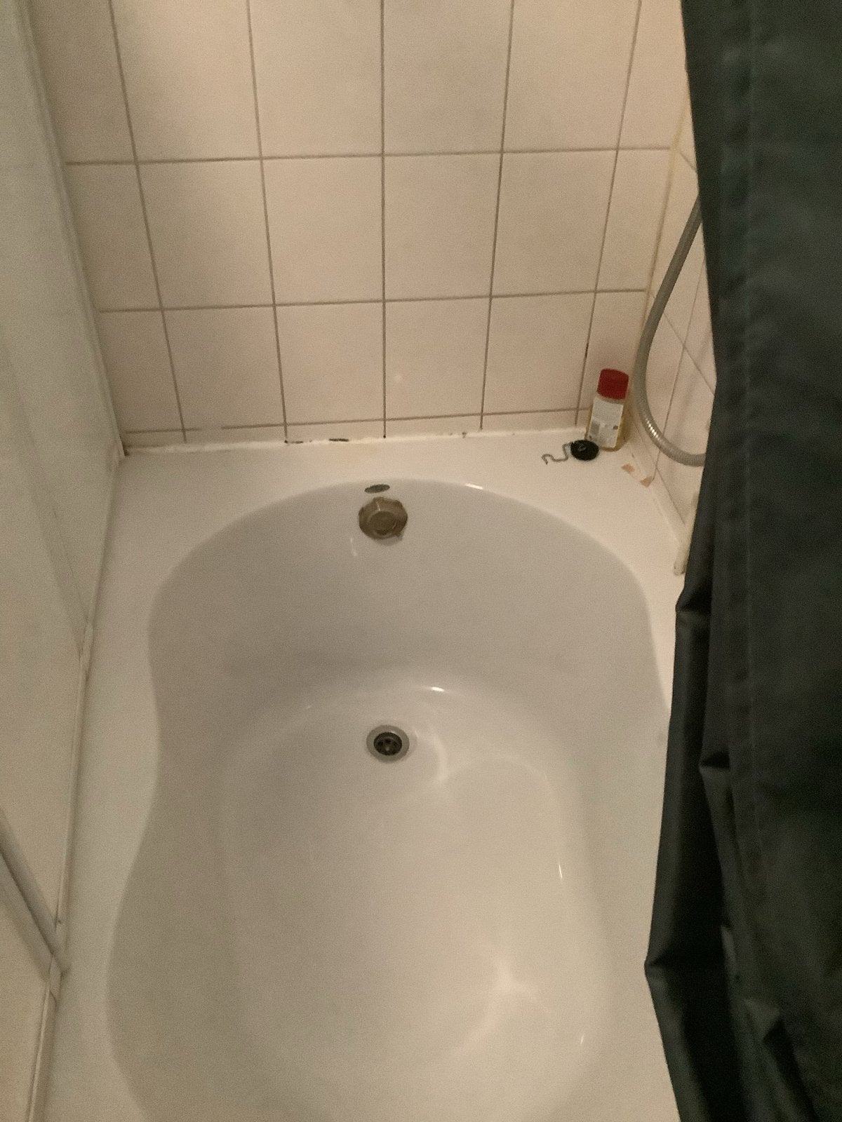 Badkuip met scherm, Ophalen, Gebruikt, Met bad