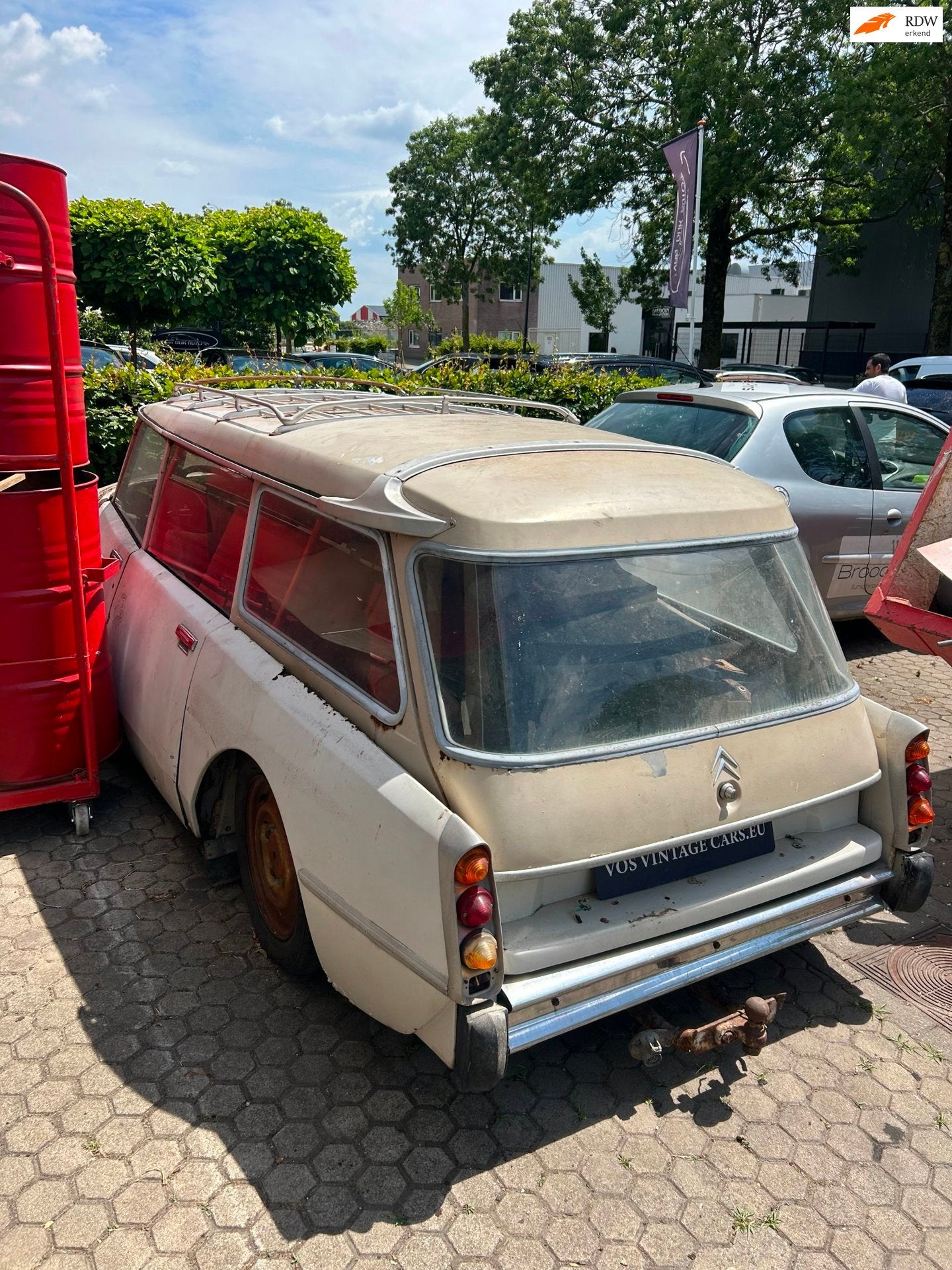 Citroen DS DS 20 Break, Auto's, Voorwielaandrijving, Gebruikt, 4 cilinders, Wit