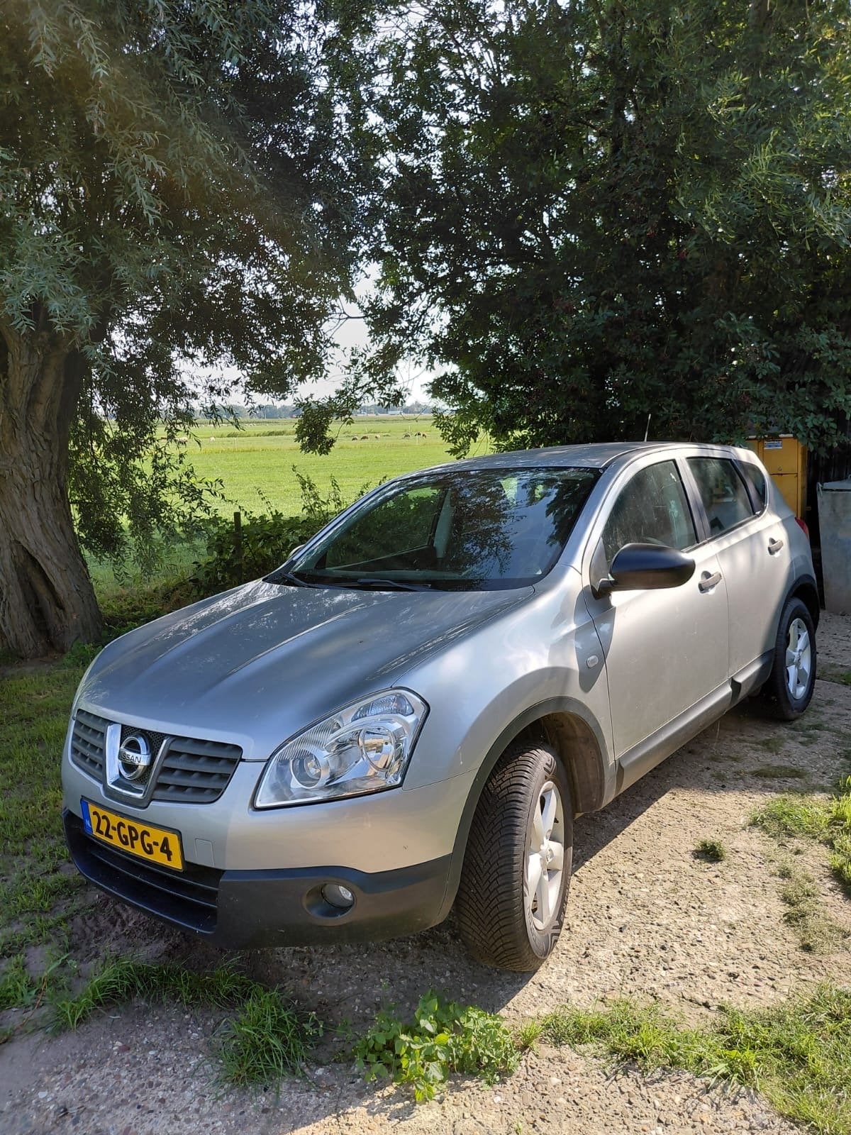 Nissan Qashqai 1.6 2WD 2008 Grijs *APK*nwe banden* airco*!, Auto's, Voorwielaandrijving, 1272 kg, 15 km/l, 4 cilinders
