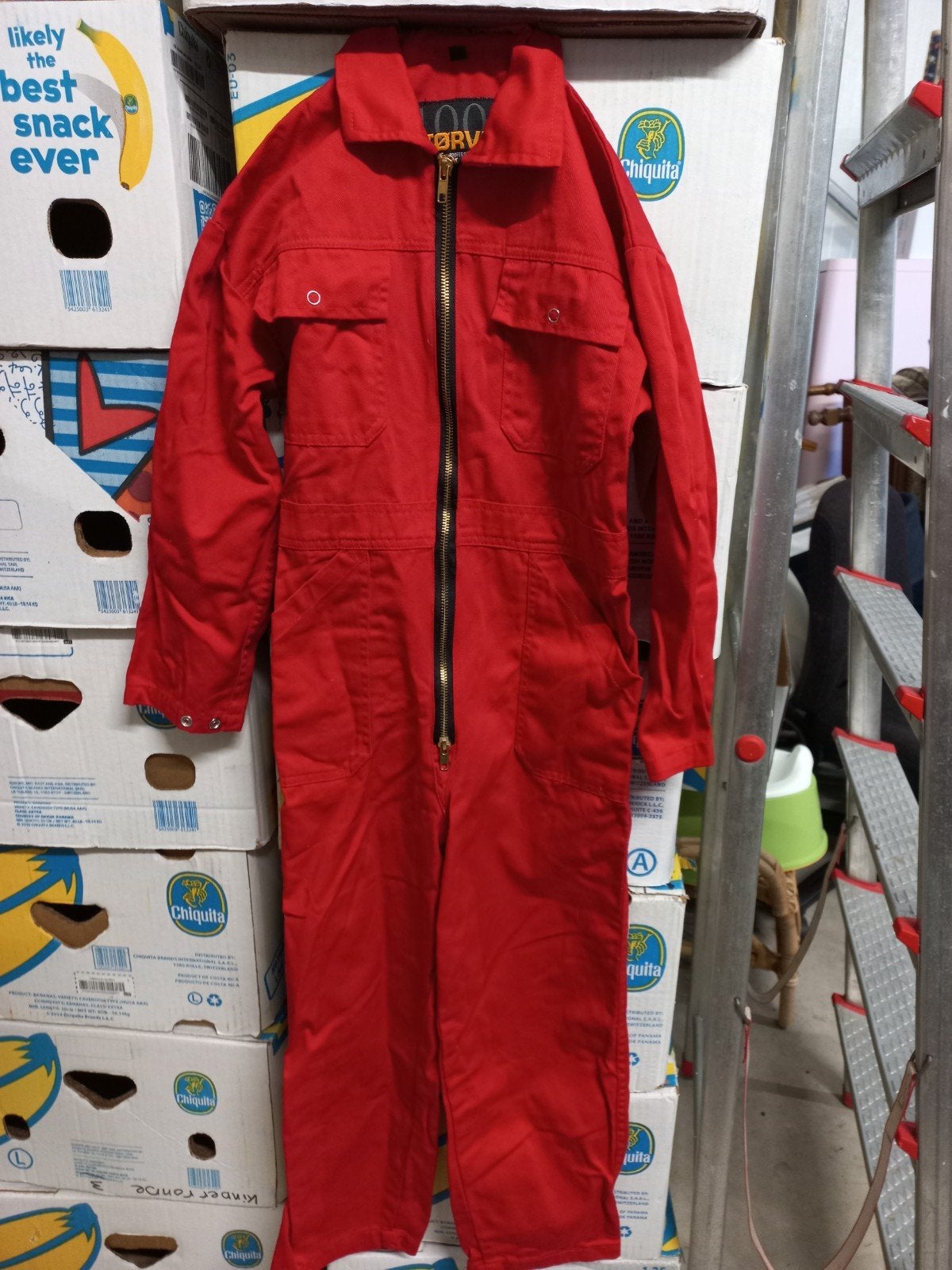 Nieuw kinder overall maat 128 - Størvik rood, Overige typen, Jongen of Meisje, Nieuw, Ophalen of Verzenden