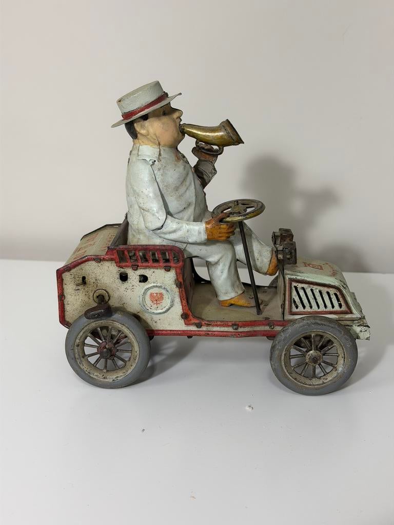 Zeer mooie Lehmann “Tut Tut” 1903 eerste versie., Antiek en Kunst, Ophalen of Verzenden