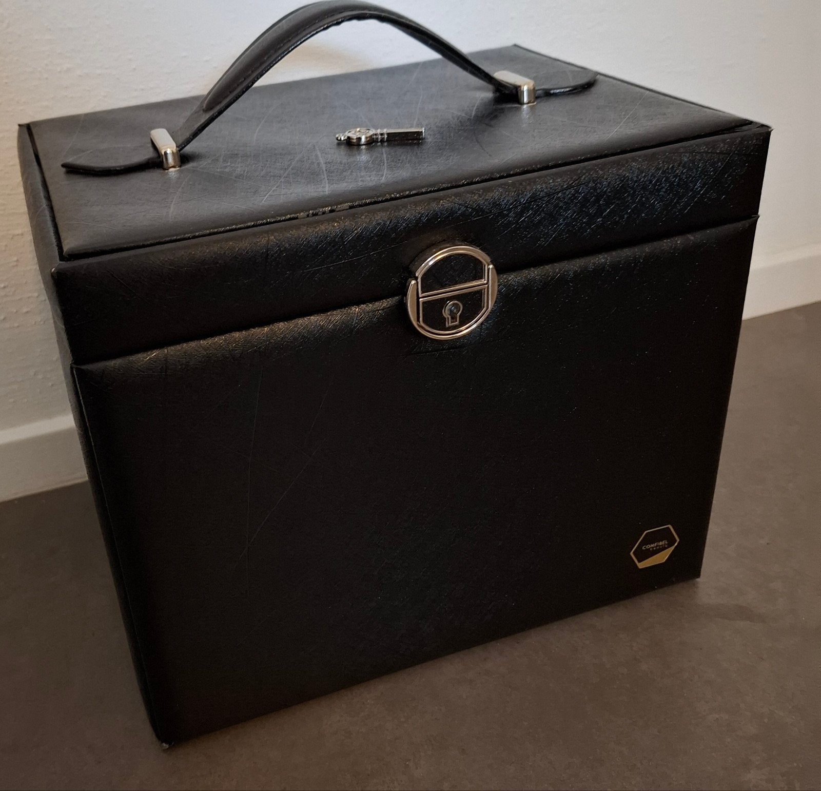 Sieradendoos xxl met slot, beautycase, Sieraden, Tassen en Uiterlijk, Beautycases, Ophalen, Zwart, Met slot