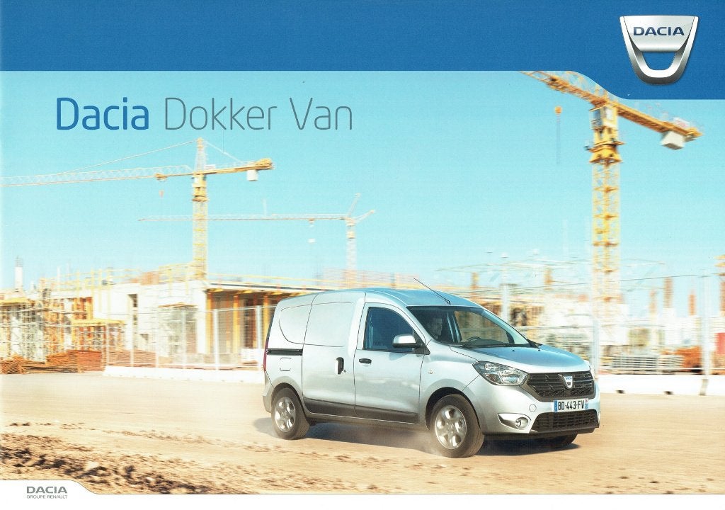Folder Dacia Dokker Van (Belgische uitgave - 2017), Boeken, Verzenden, Zo goed als nieuw, Overige merken